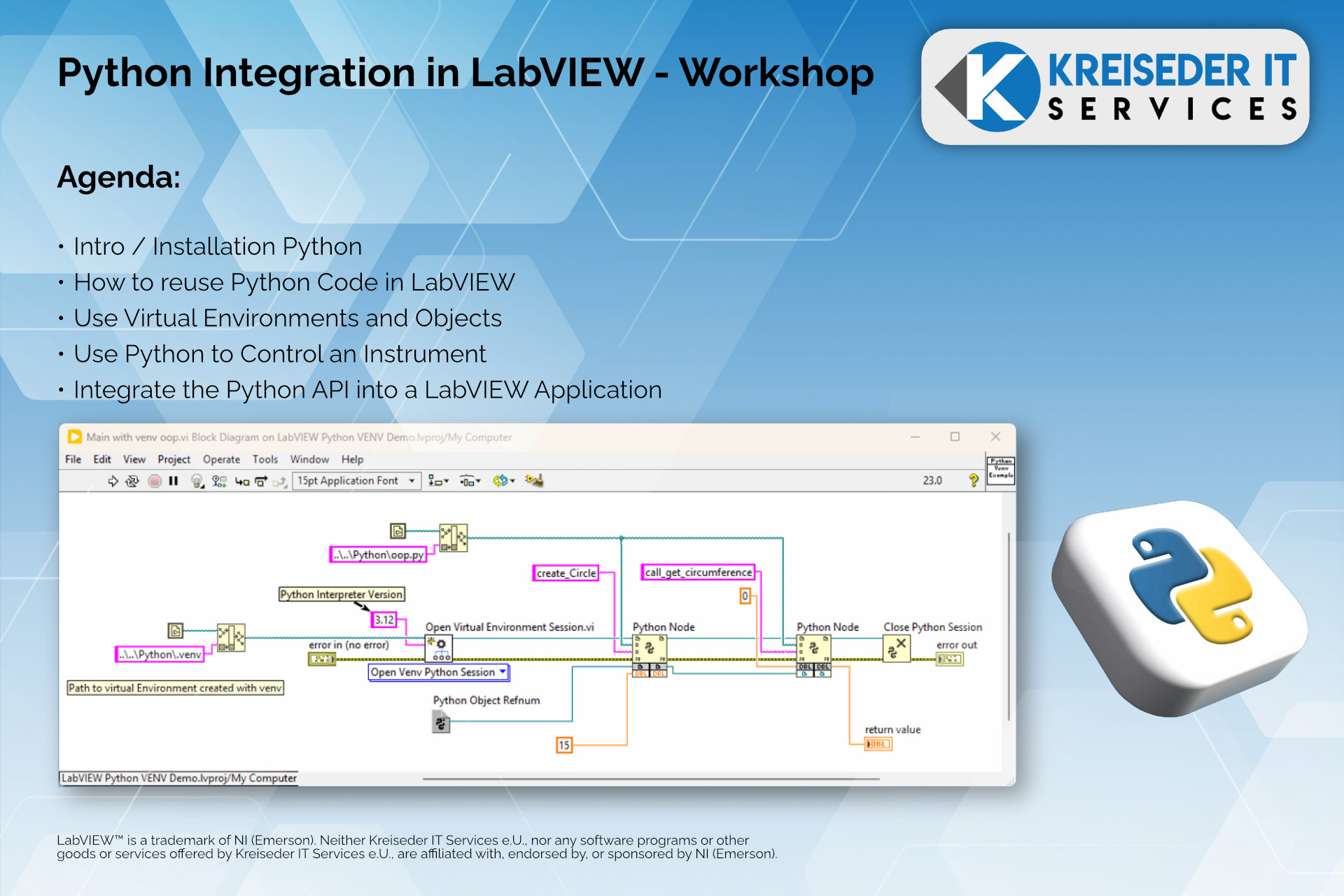 Python-Integration in LabVIEW – Workshop