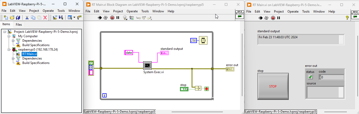 Raspberry Pi 5 and LabVIEW – Kreiseder IT Services e.U.