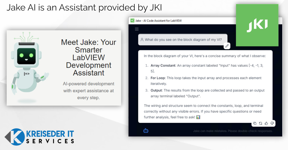 Jake AI (Beta) from JKI for LabVIEW