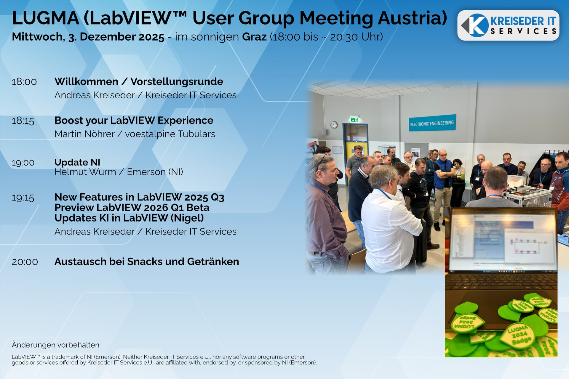 LUGMA – LabVIEW User Group Meeting Austria