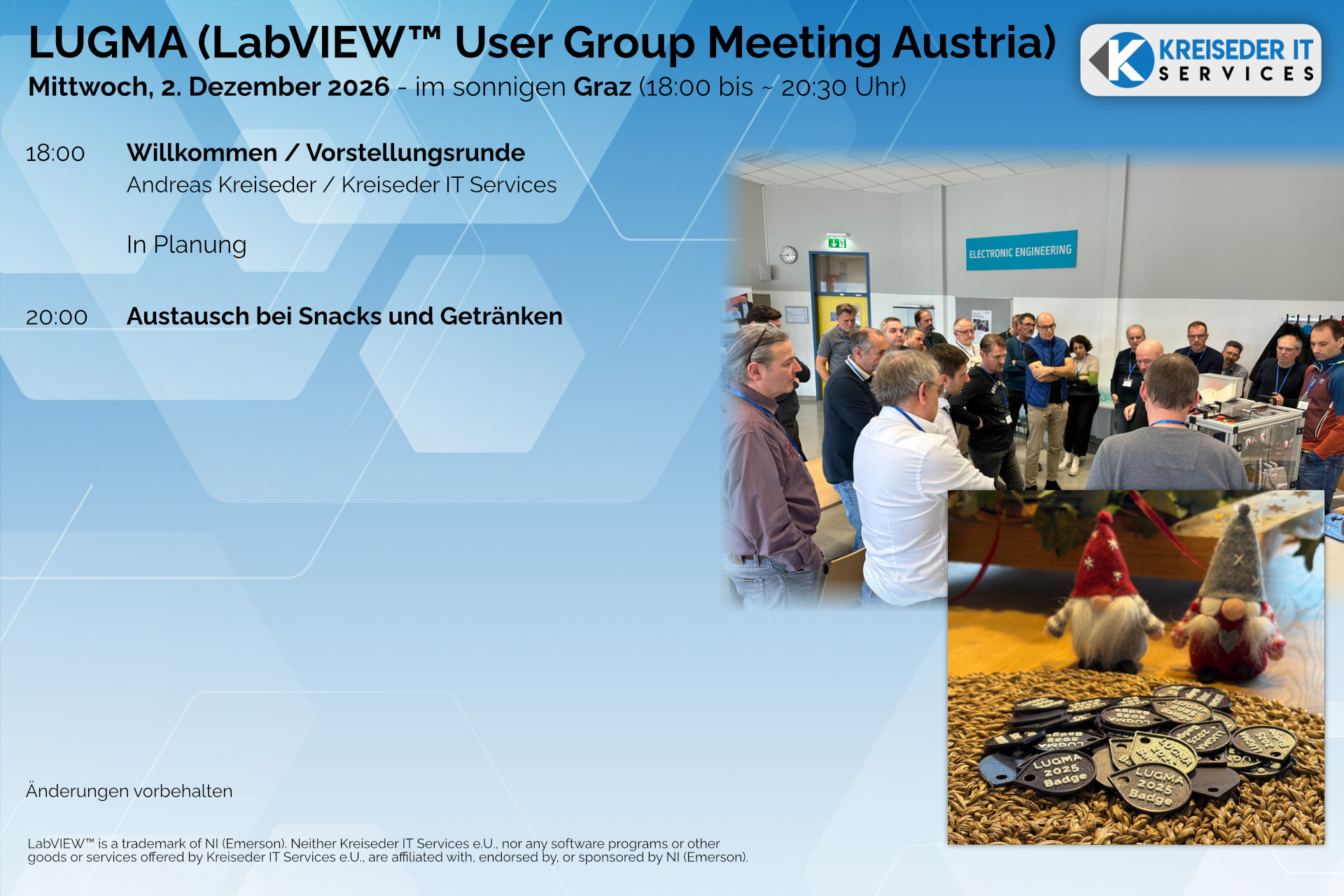 LUGMA – LabVIEW User Group Meeting Austria